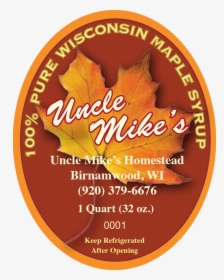 Uncle Mike S Homestead - Label, HD Png Download, Transparent PNG