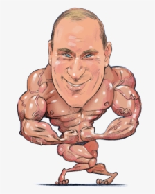Muscular Putin - Vladimir Putin Clipart, HD Png Download, Transparent PNG