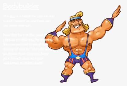 Citizens Of Earth Earthbound - Citizens Of Earth Bodybuilder, HD Png Download, Transparent PNG