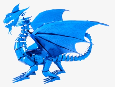 Iconx Blue Dragon - Metal Earth Blue Dragon, HD Png Download, Transparent PNG