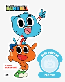 Amazing World Of Gumball - Amazing World Of Gumball Best Friends, HD Png Download, Transparent PNG