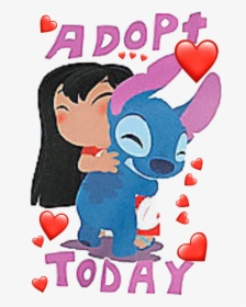Lilo & Stitch Adopt Today Poster ❤️❤️ - Adopt Today Lilo And Stitch, HD Png Download, Transparent PNG