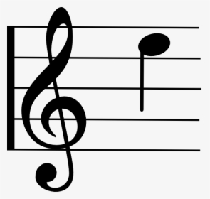 Staff Musical Note Clef - Treble Clef, HD Png Download, Transparent PNG