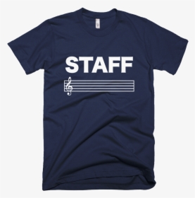 Staff Music Funny T-shirt - T-shirt, HD Png Download, Transparent PNG