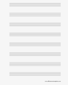 1 Staff 8 Staff Paper Music Sheet Main Image - Paper Product, HD Png Download, Transparent PNG