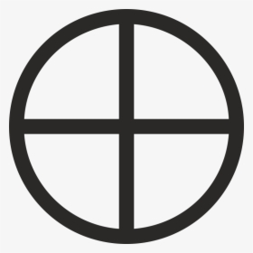 Mundane Cross Encircled Free Vector - Pagan Symbol For War, HD Png Download, Transparent PNG