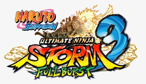 Naruto Ultimate Ninja Storm 3 Full Burst Logo, HD Png Download, Transparent PNG