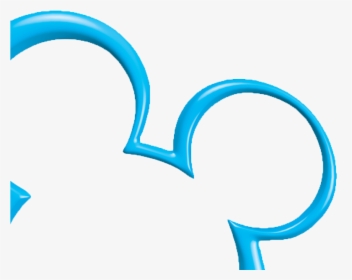 Blue Disney Channel Logo Png , Png Download - Disney Channel Mickey Ears, Transparent Png, Transparent PNG