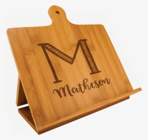 Casual Monogram Paddle Chef S Easel  title Casual Monogram - Cookbook Holder, HD Png Download, Transparent PNG