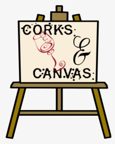Corks Logo No Background From The Heart - Easel Clipart Png, Transparent Png, Transparent PNG