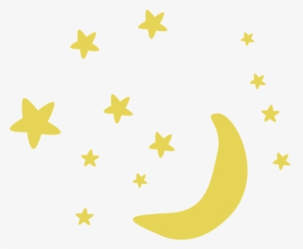 And Pattern Twitter Moon Computer Stars Line - Star And Moon Gold Clipart, HD Png Download, Transparent PNG