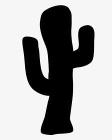 Cactaceae Saguaro Silhouette Clip Art - Silhouette Cactus Clipart, HD Png Download, Transparent PNG