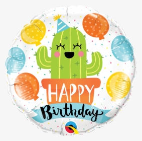 Happy Birthday Cactus Clipart , Png Download - Cactus Birthday, Transparent Png, Transparent PNG