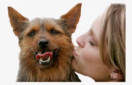 Img - Kissing A Dog Png, Transparent Png, Transparent PNG