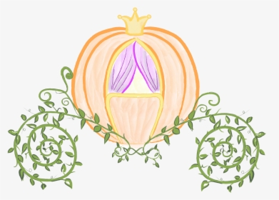 Cinderella Pumpkin Coach Clipart Graphic Library Download - Cinderella Pumpkin Carriage Drawing, HD Png Download, Transparent PNG
