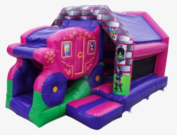 Princess Carriage Front Slide Bouncer - Inflatable, HD Png Download, Transparent PNG
