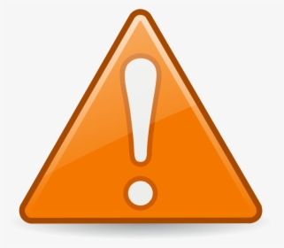 Warning - Simbolo De Advertencia Naranja, HD Png Download, Transparent PNG
