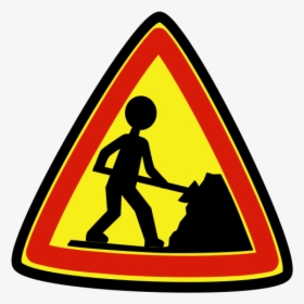Warning Cedric Bosdon Png Images - Construction Site Workers Clipart, Transparent Png, Transparent PNG