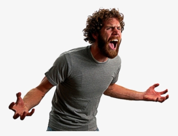 Anger Management Screaming Cain And Abel Jealousy - Screaming Man, HD Png Download, Transparent PNG
