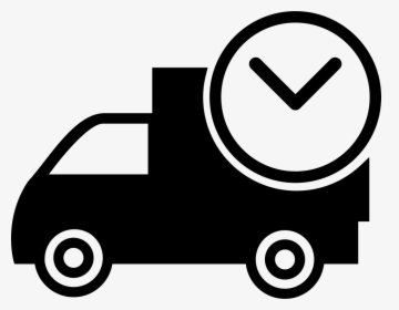 Delivery Time Ios 7 Interface Symbol Comments - Icon Car Png Delivery, Transparent Png, Transparent PNG