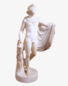 “apollo” Italian Carved Alabaster - Statue, HD Png Download, Transparent PNG