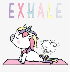 Unicorn Exhale Fart Yoga Freetoedit - Unicorn Exhale, HD Png Download, Transparent PNG