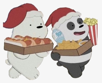 Ice Bear & Panda - We Bare Bears Ice Bear Christmas, HD Png Download, Transparent PNG