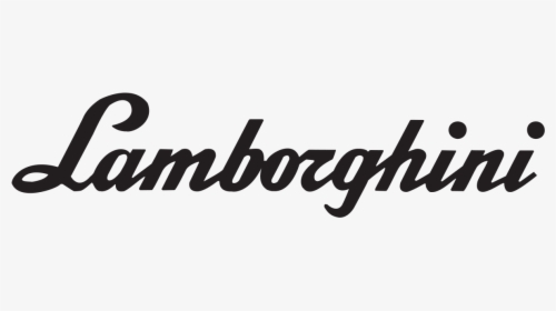 Lamborghini Logo - Lamborghini Text Logo, HD Png Download, Transparent PNG