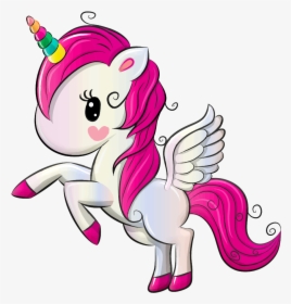 Cuddly Unicorn By Annalise1988 - Cartoon Unicorn With Wings, HD Png Download, Transparent PNG