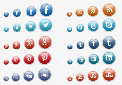 Free Transparent Background Social Media Icons, HD Png Download, Transparent PNG