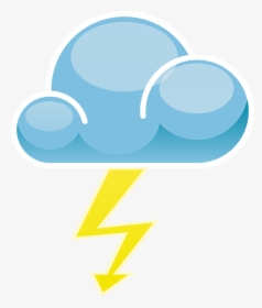 Thunder And Lightning Symbol, HD Png Download, Transparent PNG