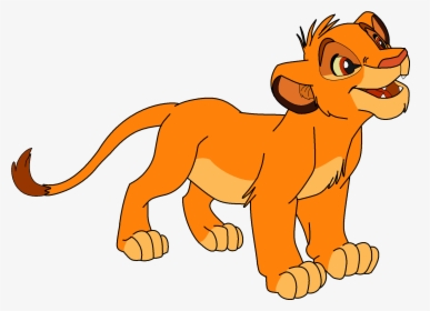 Cartoon Lion Cub Png Transparent Images Pluspng - Lion King Simba Base, Png Download, Transparent PNG