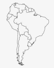 South America Clear Map, HD Png Download, Transparent PNG