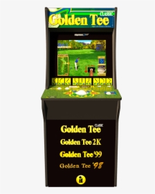 Golden Tee Arcade Cabinet   Class Lazyload Lazyload - Golden Tee Arcade 1up, HD Png Download, Transparent PNG