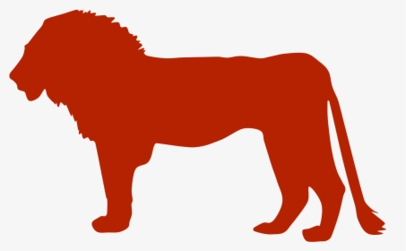 Lion Silhouette , Png Download - Lion African Animal Silhouette, Transparent Png, Transparent PNG