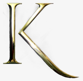 #letter #alphabet #k #k #gold #shine #glare #decal - Weapon, HD Png Download, Transparent PNG