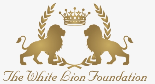 White Lion Foundation Logo 03 Crop - Lion Silhouette, HD Png Download, Transparent PNG