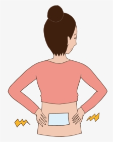 A Woman With Low - Punggung Clipart, HD Png Download, Transparent PNG