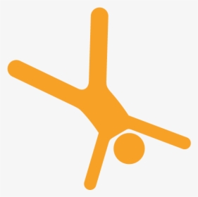 Cartwheellightorange - Airplane, HD Png Download, Transparent PNG