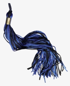 Blue And Black Graduation Tassel With Gold Band - Sketch, HD Png Download, Transparent PNG