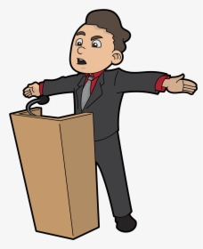 Transparent Speaking Clipart - Public Speaking Speech Animation, HD Png Download, Transparent PNG
