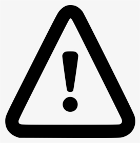 Attention Warning Outline - Attention Sign Png, Transparent Png, Transparent PNG