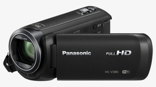 Full Hd Camcorder Panasonic Hc V380eg K - Panasonic Hc V380, HD Png Download, Transparent PNG