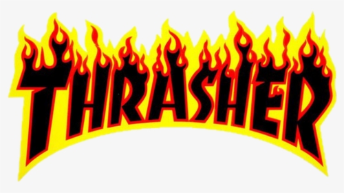 Flame Vector Thrasher - Thrasher Logo Png Hd, Transparent Png, Transparent PNG