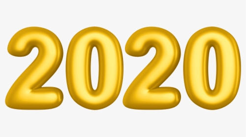 2020 Yellow Png Clip Art Image - 2020 Balloons Png, Transparent Png, Transparent PNG