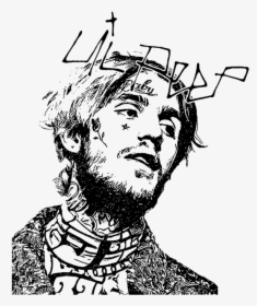 Bleed Area May Not Be Visible - Lil Peep Face Sticker, HD Png Download, Transparent PNG