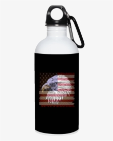 American Flag Eagle Stainless Steel Water Bottle - Water Bottle, HD Png Download, Transparent PNG