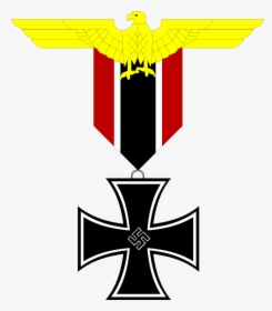 Imperial Eagle Png - White Supremacist Cross Tattoo, Transparent Png, Transparent PNG