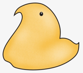 Beak Goose Cygnini Duck Bird - Peeps Chick Template Printable, HD Png Download, Transparent PNG