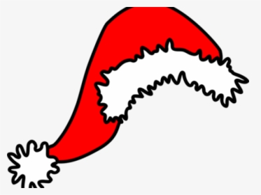 Drawn Santa Hat Christmas Clip Art Santa - Santa Hat Clipart, HD Png Download, Transparent PNG